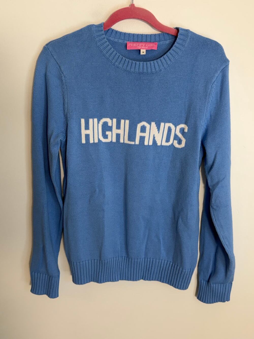 Preppy Girl Palm Beach "Highlands" sweater size medium